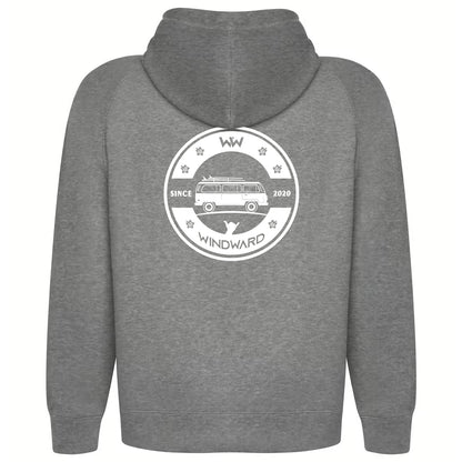 Sudadera Orgánica con capucha SOULSET CAMPER Unisex Gris