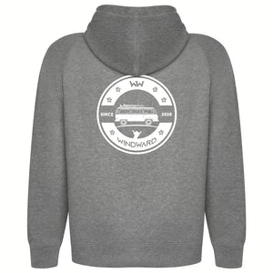 Sudadera Orgánica con capucha SOULSET CAMPER Unisex Gris