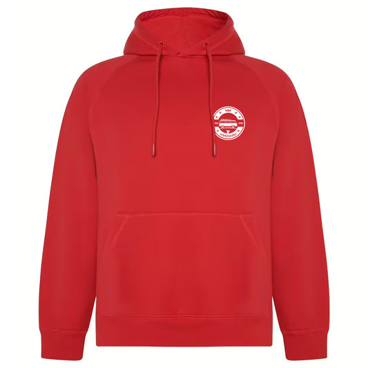 Sudadera Orgánica con capucha SOULSET CAMPER Unisex Roja