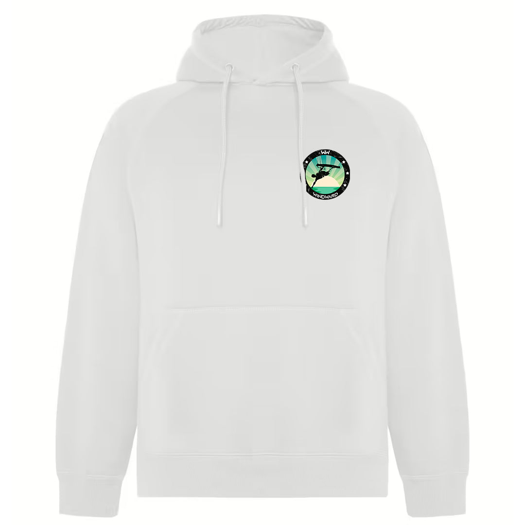Sudadera Orgánica con capucha SOULSET KITE Unisex Blanca