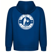 Cargar imagen en el visor de la galería, Sudadera Orgánica con capucha SOULSET PADDLE Unisex Azul
