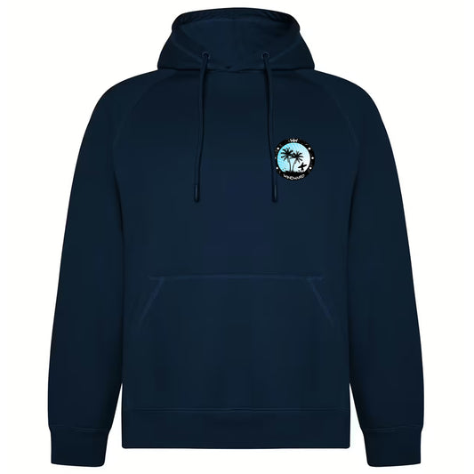 Sudadera Orgánica con capucha SOULSET PALMTREES Unisex Marino