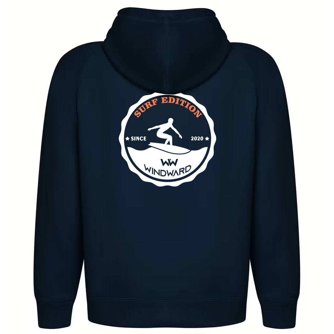 Sudadera Orgánica con capucha SOULSET SURF Unisex Marino