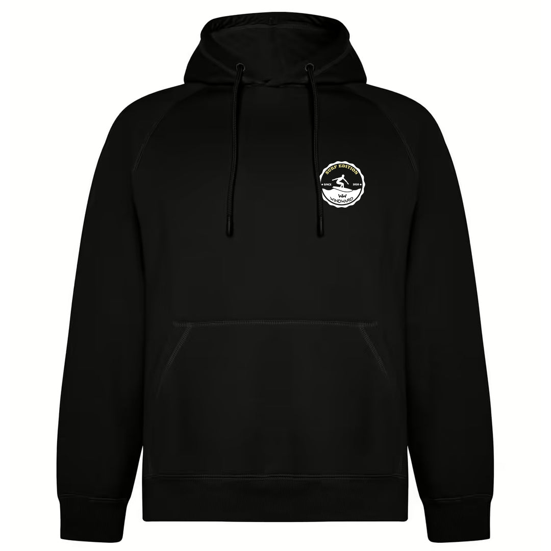 Sudadera Orgánica con capucha SOULSET SURF Unisex Negra