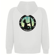 Cargar imagen en el visor de la galería, Sudadera Orgánica con capucha SOULSET SURFWOMAN Unisex Blanca
