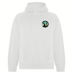 Sudadera Orgánica con capucha SOULSET SURFWOMAN Unisex Blanca