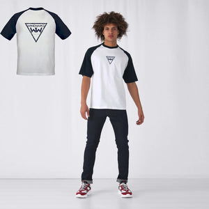 Camiseta hombre Baseball BALANCE Blanca/Marino