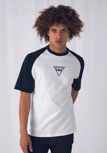 Camiseta hombre Baseball BALANCE Blanca/Marino