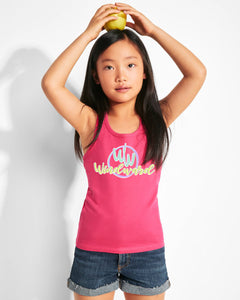 Camiseta niña s/mangas MECANO Fucsia