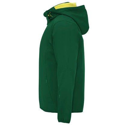 Softshell Logo Bordado hombre NAVY SPORT Verde Botella