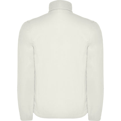 Softshell Logo Bordado hombre MOUNTAIN Blanco Perla