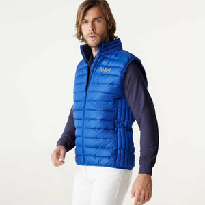 Chaleco Logo Bordado hombre PUFFY Azul