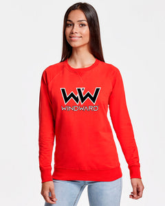 Sudadera mujer UNIVERSITY Roja