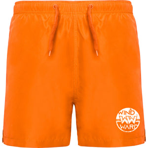 Bañador hombre DESGASTED Naranja Flúor