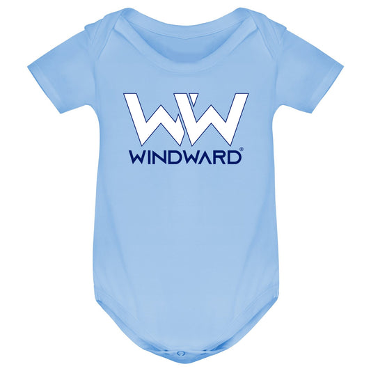 Body Baby Manga Corta Celeste