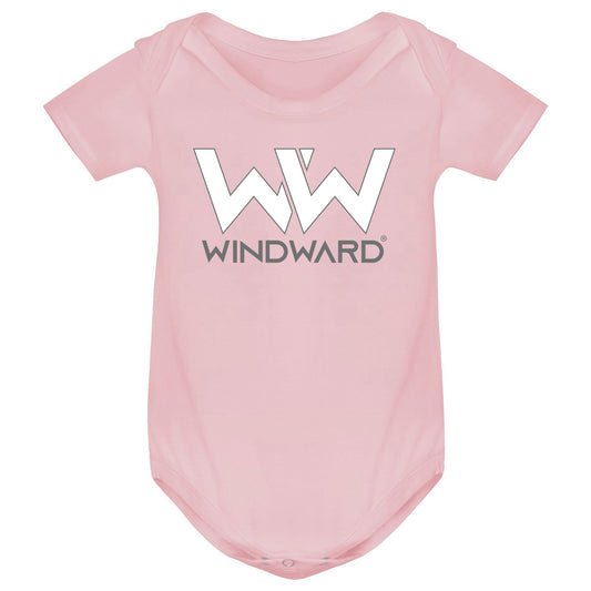 Body Baby Manga Corta Rosa
