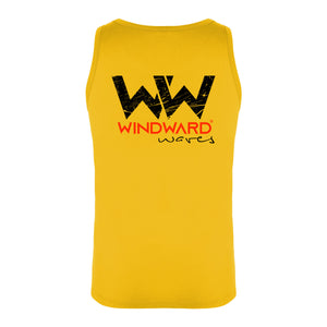 Camiseta hombre WAVES Amarilla