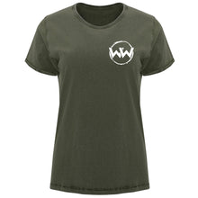 Cargar imagen en el visor de la galería, Camiseta mujer DESTROY Verde Militar
