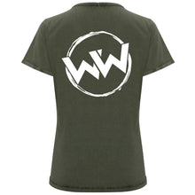 Cargar imagen en el visor de la galería, Camiseta mujer DESTROY Verde Militar
