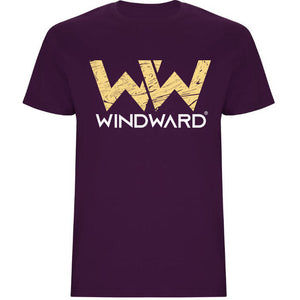 Camiseta hombre WIND Púrpura