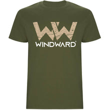 Cargar imagen en el visor de la galería, Camiseta hombre WIND Verde Militar
