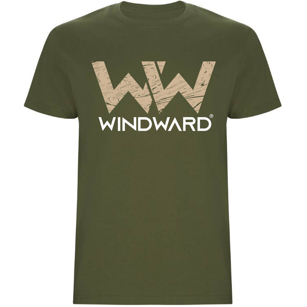 Camiseta hombre WIND Verde Militar