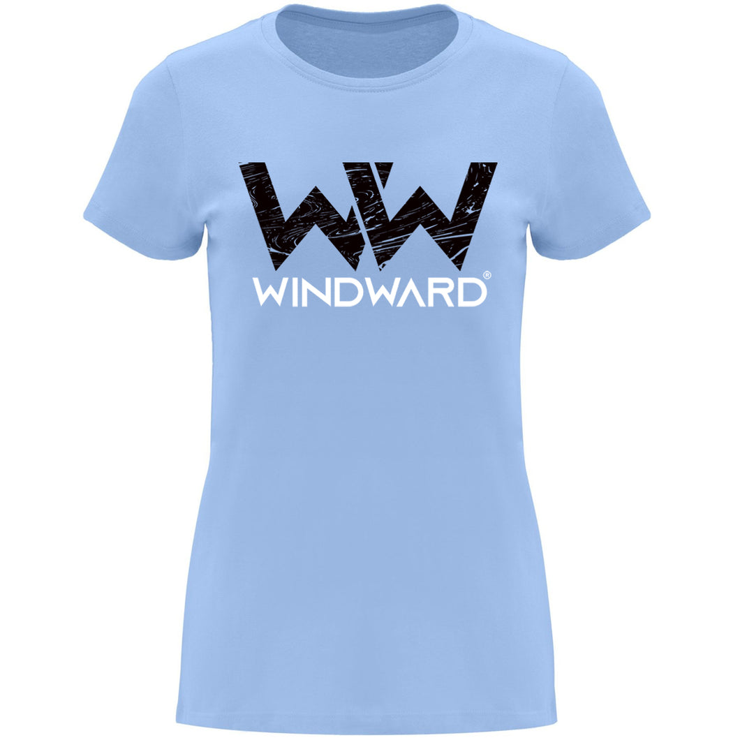 Camiseta mujer WIND Celeste