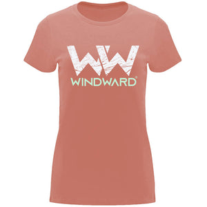 Camiseta mujer WIND Naranja Clay