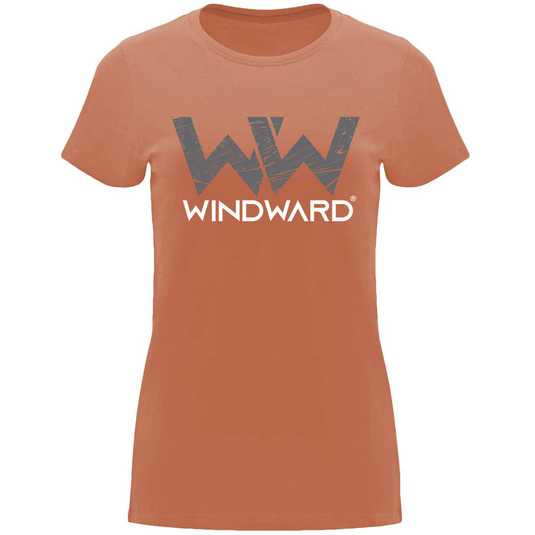 Camiseta mujer WIND Naranja Greek