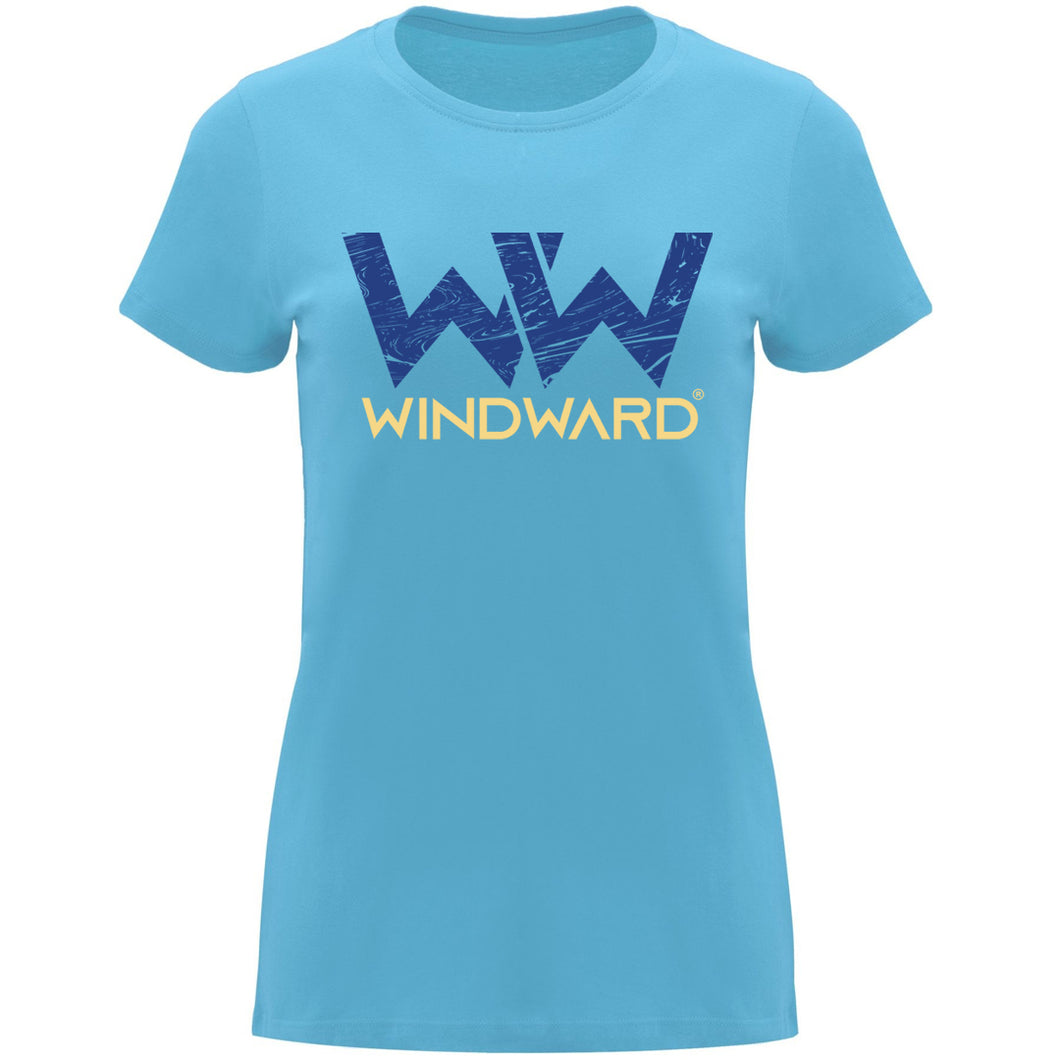 Camiseta mujer WIND Turquesa