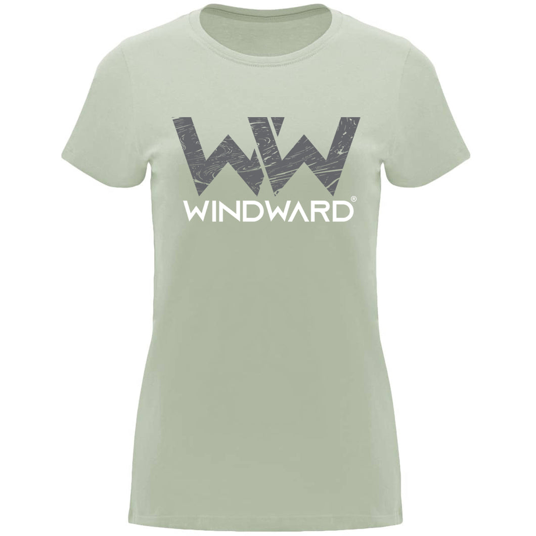 Camiseta mujer WIND Verde Mist