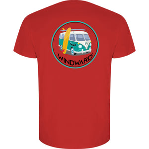 Camiseta Orgánica hombre VAN Roja