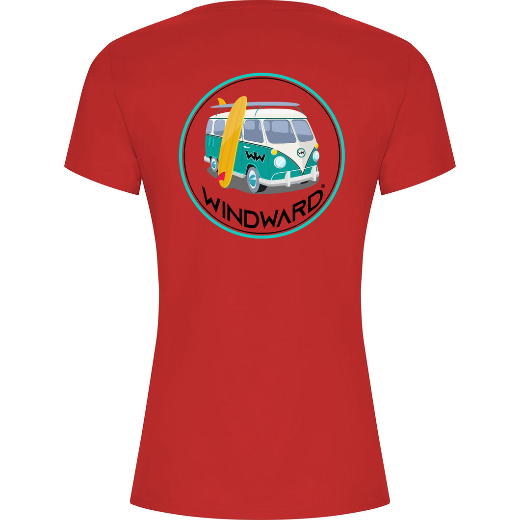 Camiseta Orgánica mujer VAN Roja