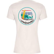 Cargar imagen en el visor de la galería, Camiseta Orgánica mujer VAN Blanca Vintage
