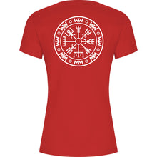 Cargar imagen en el visor de la galería, Camiseta Orgánica mujer WIKING Roja
