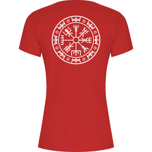 Camiseta Orgánica mujer WIKING Roja