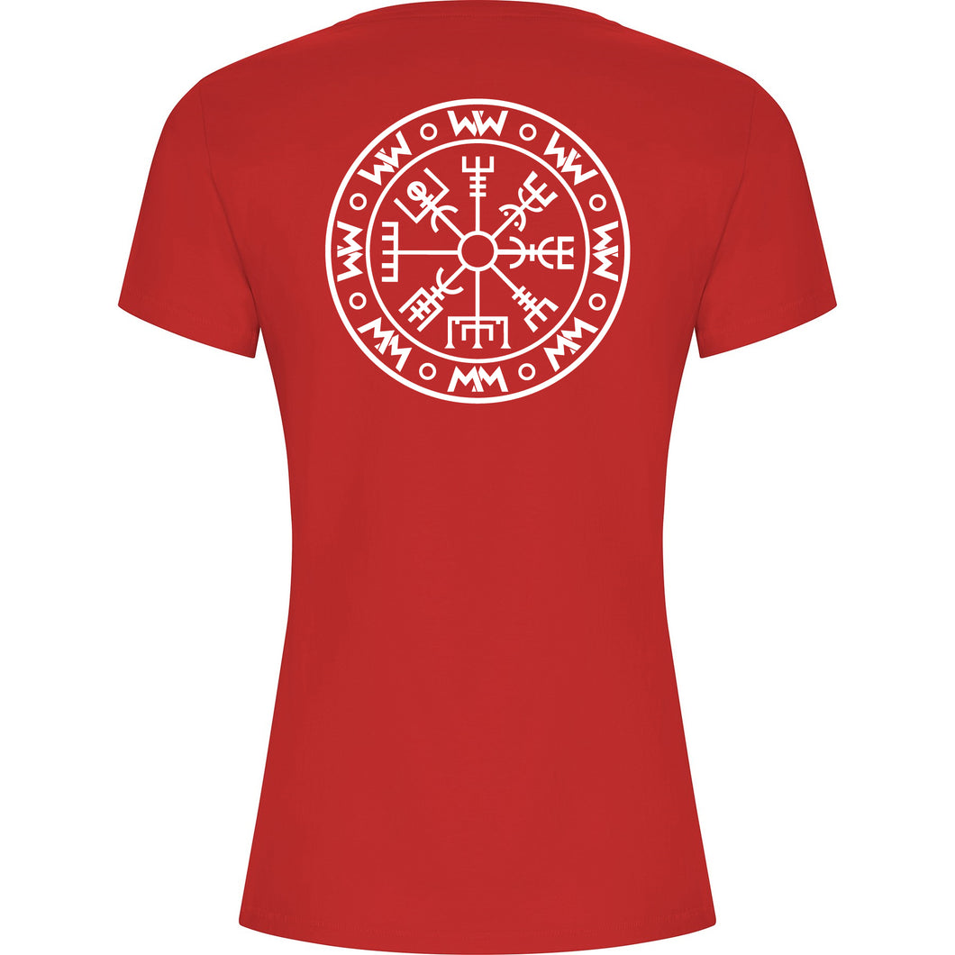 Camiseta Orgánica mujer WIKING Roja