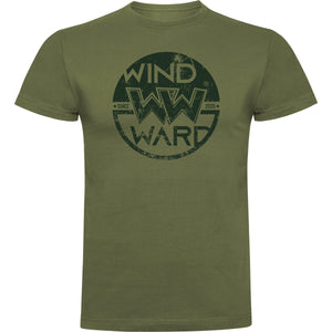 Camiseta hombre DESGASTED Verde Militar