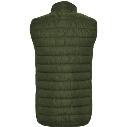 Chaleco Logo Bordado hombre PUFFY Verde Militar