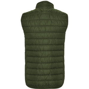 Chaleco Logo Bordado hombre PUFFY Verde Militar