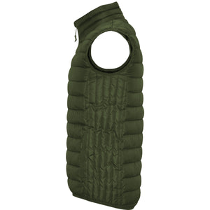 Chaleco Logo Bordado hombre PUFFY Verde Militar