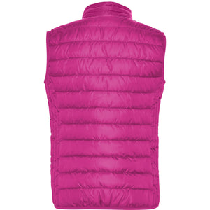 Chaleco Logo Bordado mujer PUFFY Fucsia