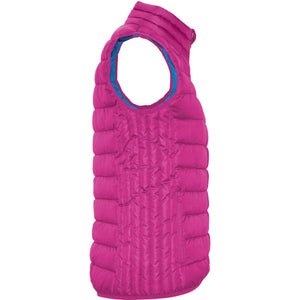 Chaleco Logo Bordado mujer PUFFY Fucsia