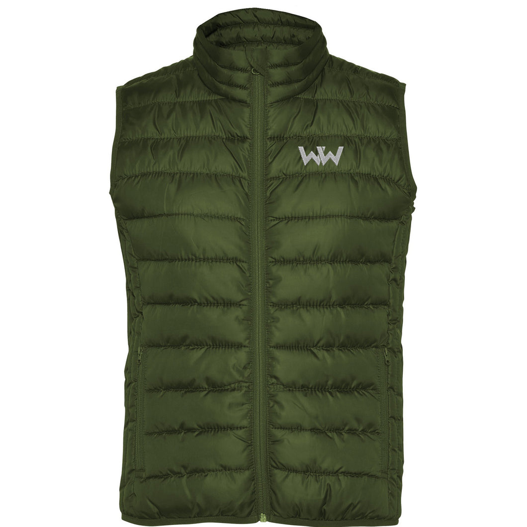 Chaleco Logo Bordado mujer Verde Militar