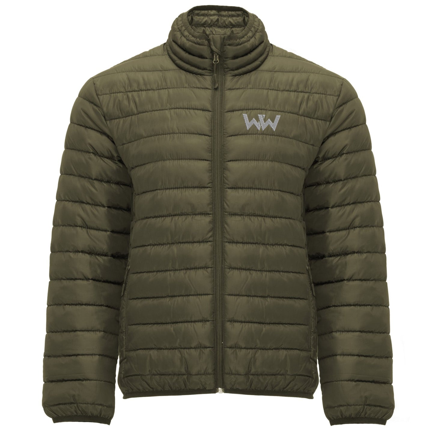 Chaqueta Logo Bordado hombre PUFFY Verde Militar