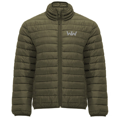 Chaqueta Logo Bordado hombre PUFFY Verde Militar