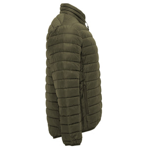 Chaqueta Logo Bordado hombre PUFFY Verde Militar