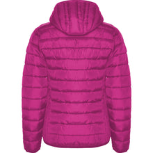 Cargar imagen en el visor de la galería, Chaqueta Logo Bordado mujer PUFFYHOOD Fucsia
