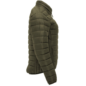 Chaqueta Logo Bordado mujer PUFFY Verde Militar