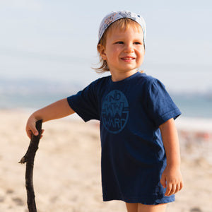 Camiseta niño DESGASTED Azul Marino